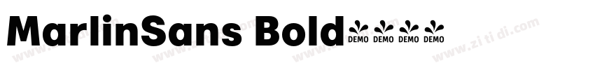 MarlinSans Bold字体转换